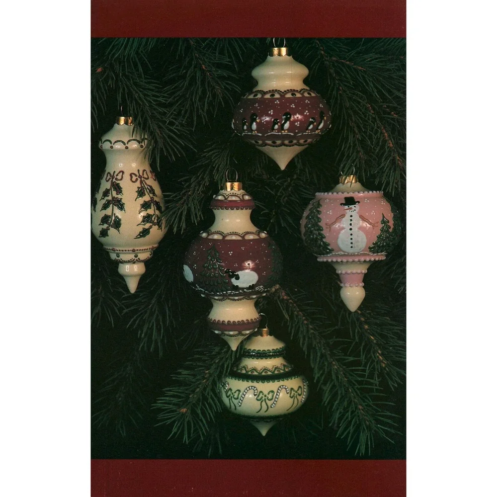 Vintage EmbossArt Ornaments Instruction Booklet‎ Christine Powell Stokes 1993